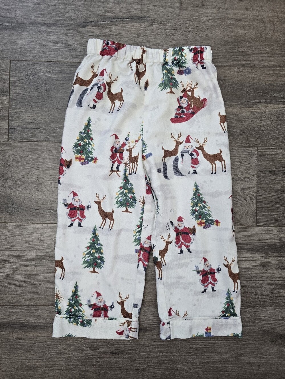 Pottery Barn Kids Christmas Flannel Pants Size 4 Unisex